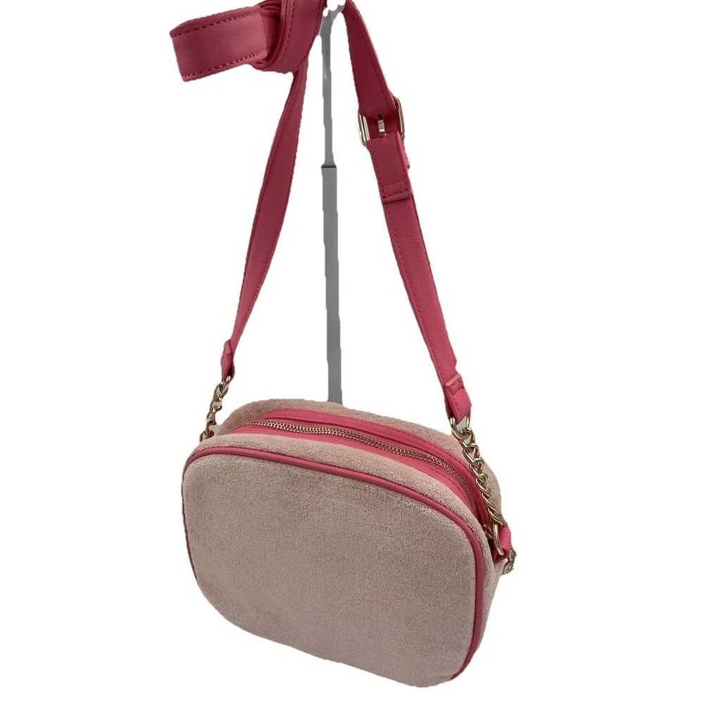 Juicy Couture Wingin It Crossbody Camera Bag Butterfly Design Pink Diamond NWT